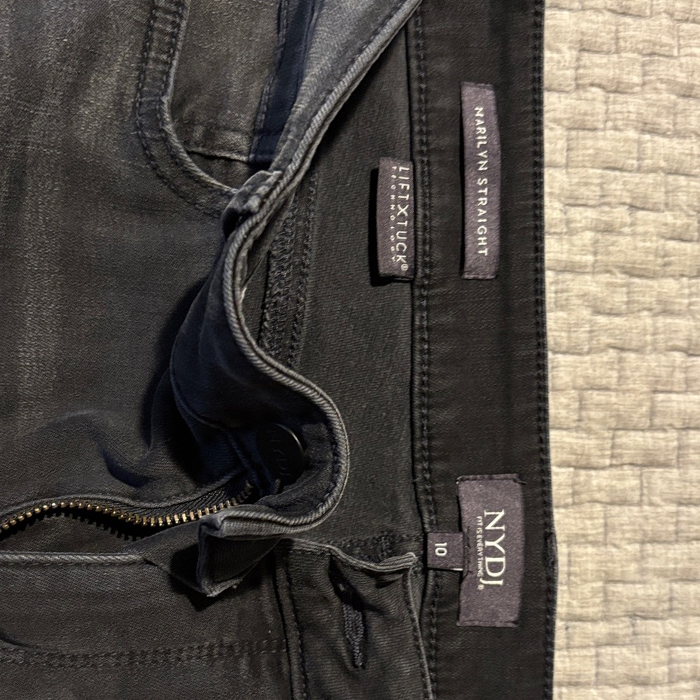 NYDJ, straight leg size 10